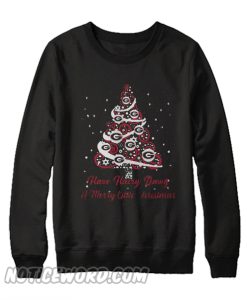 Georgia Bulldogs have Hairy Dawg a merry little Christmas Tree Sweatshirt