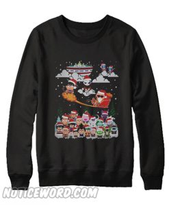 Goku Jiren Zeno and Kame Santa Claus Dragon ball Christmas Sweatshirt