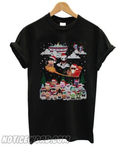 Goku Jiren Zeno and Kame Santa Claus Dragon ball Christmas T-shirt from Noticeword