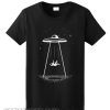 Gothic Alien UFO Black T-shirt