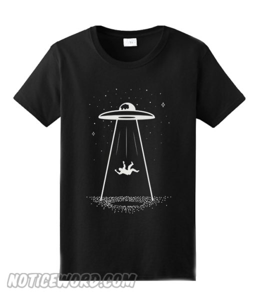 Gothic Alien UFO Black T-shirt