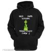 Grinch Rock Paper Scissors throat punch I win Hoodie