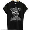 I am a grumpy old man I’m allergic to stupidity T-shirt from Noticeword