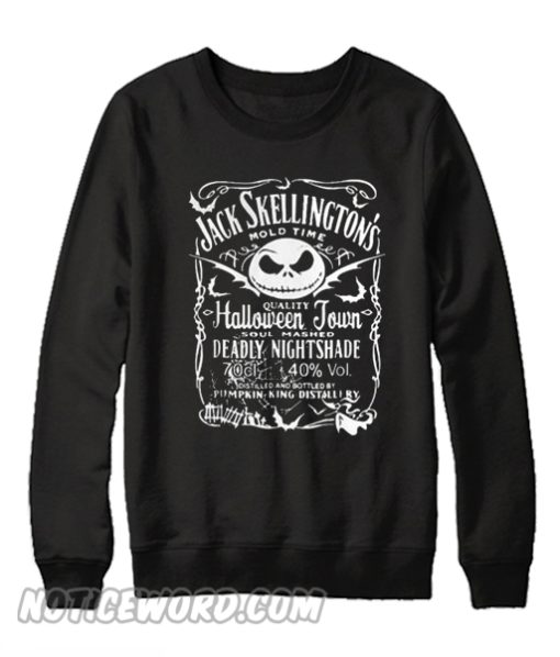 Jack Skellington’s mold time quality halloween town soul mashed Sweatshirt