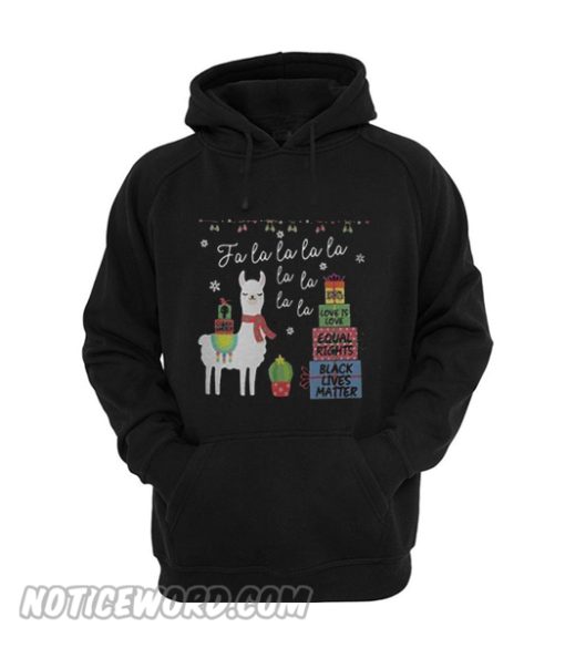 Llama fa la la la Christmas Hoodie