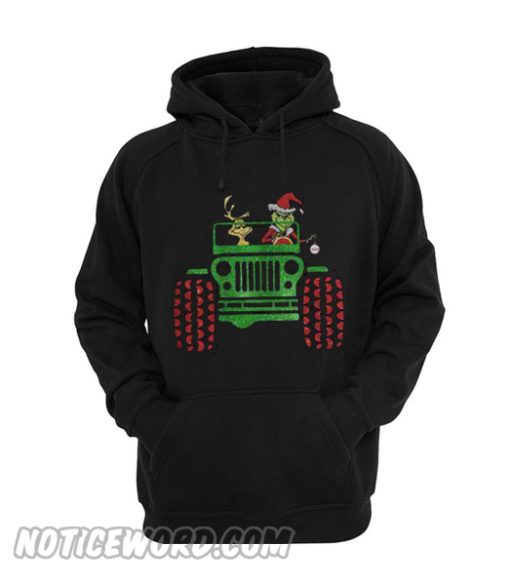 Max And Grinch Jeep Hoodie