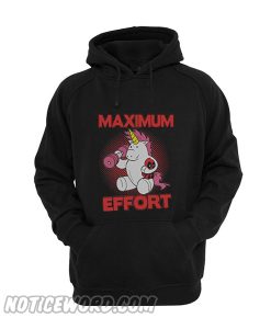 Maximum Effort Unicorn and Deadpool Hoodie