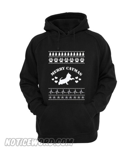 Merry Catmas Christmas Hoodie