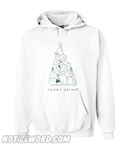 Merry Catmas christmas tree Hoodie