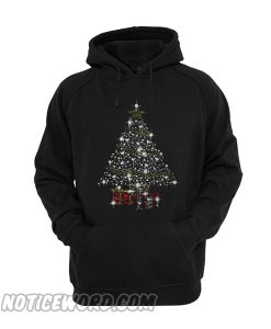 Merry Christmas wine Christmas tree Hoodie