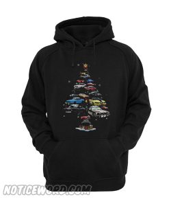 Mustang Car Christmas Tree Hoodie