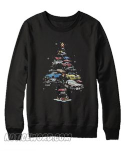 Mustang Car Christmas Tree Sweatshirt