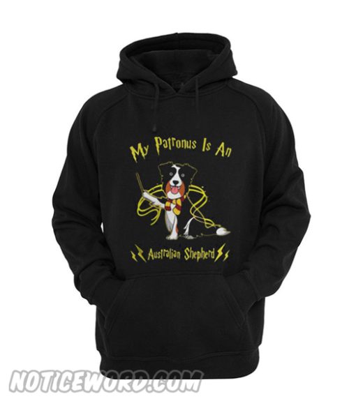 My patronus is an Australian Shepherd Hoodie