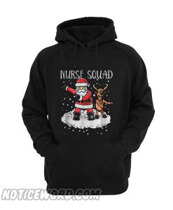 Nurse Squad Santa Reindeer Flossing Dance Christmas Hoodie