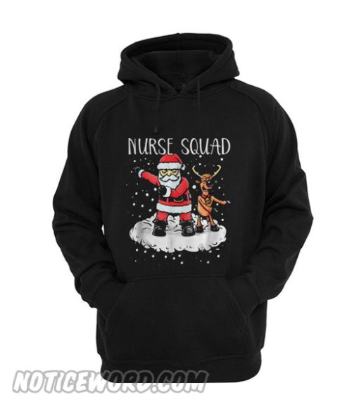 Nurse Squad Santa Reindeer Flossing Dance Christmas Hoodie