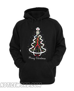 Nurse medical assistant tree Merry Christmas Hoodie