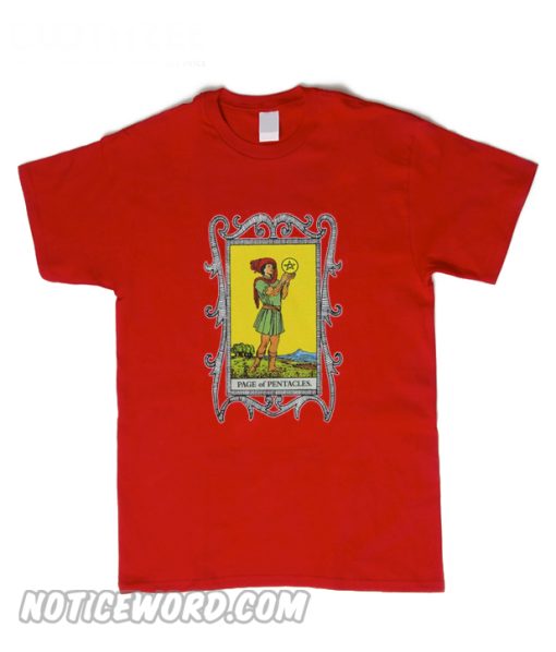 Page of Pentacles Tarot Card T Shirt