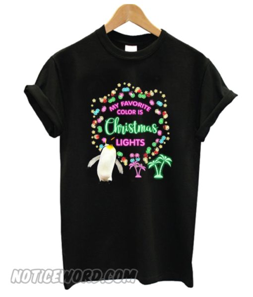 Penguin Christmas Lights T-Shirt