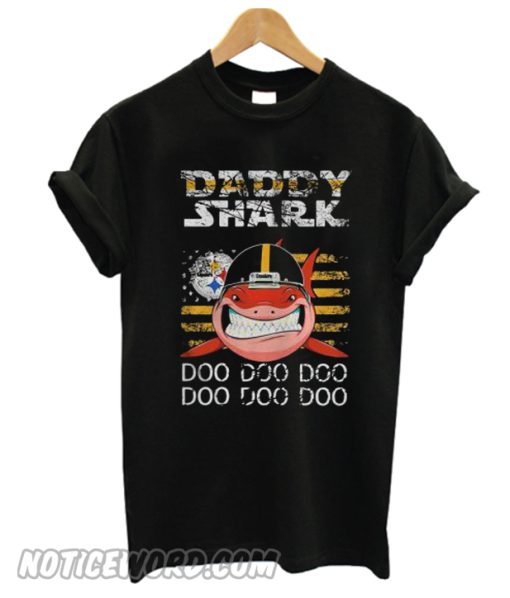 Pittsburgh Steelers Daddy Shark Doo Doo Doo T-shirt