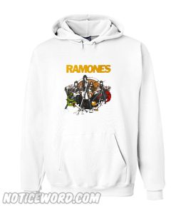 Ramones Live Cartoon Vintage Hoodie