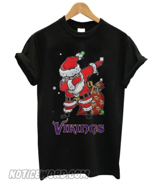 Santa Minnesota Vikings Dabbing Christmas ugly T-shirt