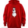 Santa Snowman gold christmas Hoodie