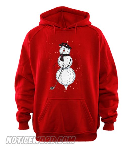 Santa Snowman gold christmas Hoodie