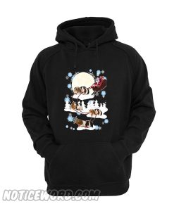 Santa riding Guinea Pig Christmas Hoodie