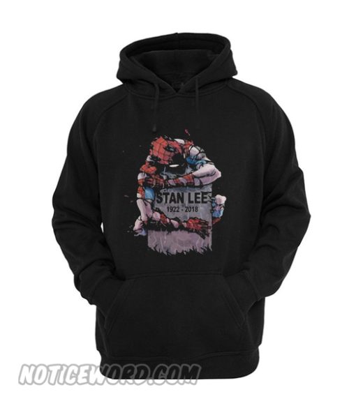 Spider Man hug Stan Lee Hoodie