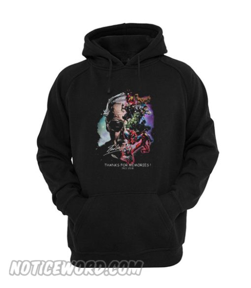 Stan Lee with Superhero thanks for memories 1922 – 2018 Hoodie