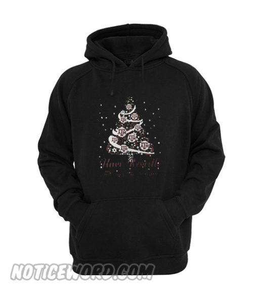 Texas A and M Aggies Have Reveille a merry little Christmas Tree Hoodie