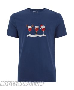 Three Wine Glasses With Christmas Light T-Shirt