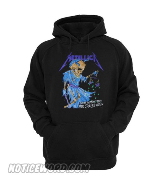 metallica their money tips her scales again hoodie