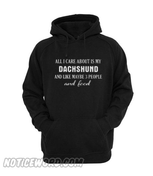All I Care About Is My Dachshund Hoodie