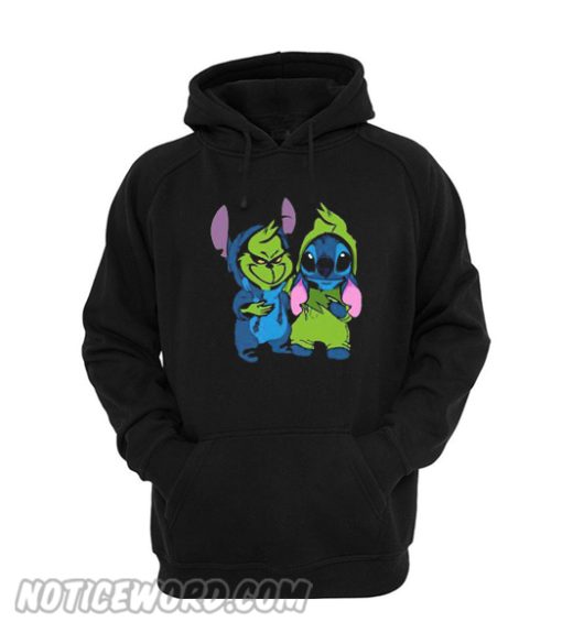 Baby Grinch and Stitch Hoodie