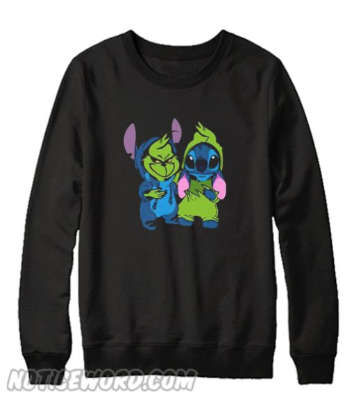 Baby Grinch and Stitch Sweatshirt