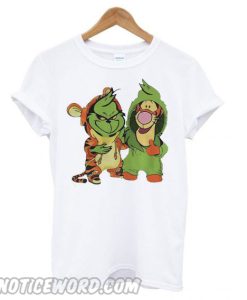 Baby Grinch and baby Tigger T shirt