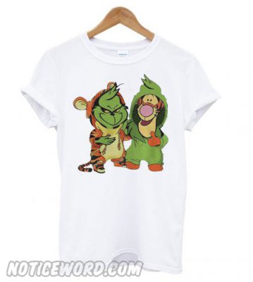 Baby Grinch and baby Tigger T shirt