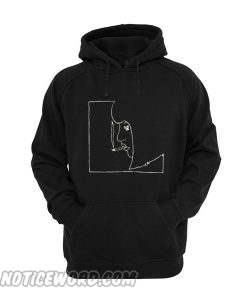 Black Smoking Girl Hoodie