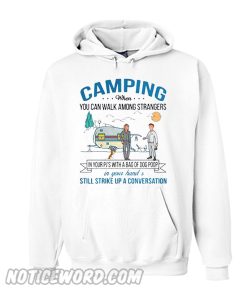 Camping when you can walk among strangers in your pj’s with a bag of dog poop Hoodie