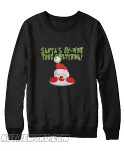 Christmas Grinch Santa Claus Sweatshirt