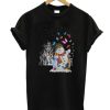 Christmas snowman and butterflies Unisex adult T shirt