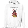 Deadpool wishing you a merry christmas Hoodie