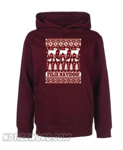 Feliz Navidog Ugly Christmas Hoodie