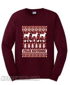 Feliz Navidog Ugly Christmas Sweatshirt