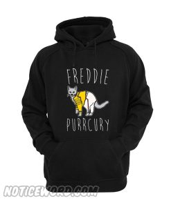 Freddie Purrcury Cat Parody Hoodie