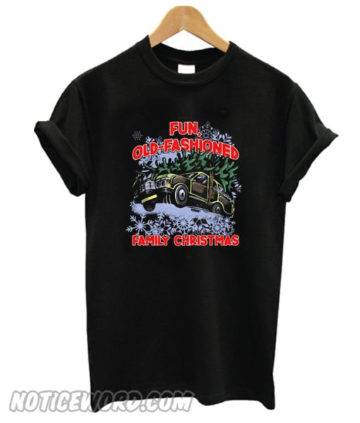 Fun old fashioned family Christmas T-shirt