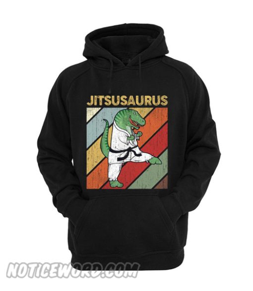 Funny Jitsusaurus T Rex Hoodie