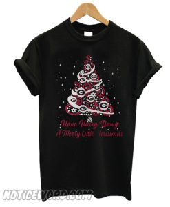 Georgia Bulldogs have Hairy Dawg a merry little Christmas Tree T-shirt