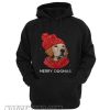 Golden retriever red scarf merry dogmas Hoodie